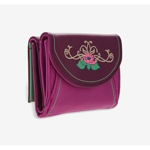 Our Universe Disney The Princess and The Frog Tiana's Place Purple Floral Wallet